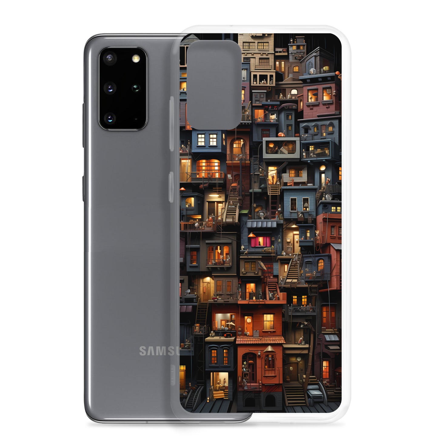 Samsung Case - Cityscape Stacked Apartments