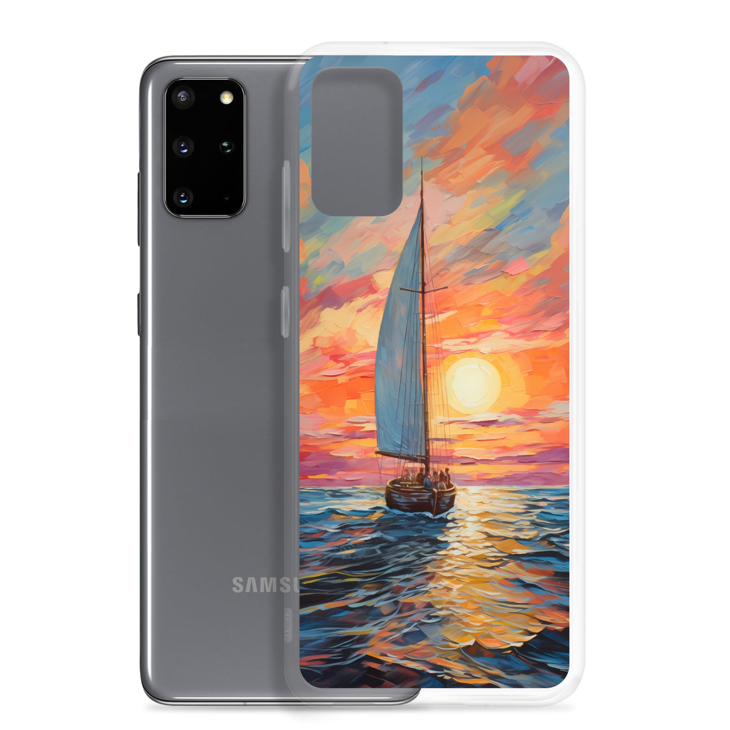 Samsung Case - Luminous Sailboat