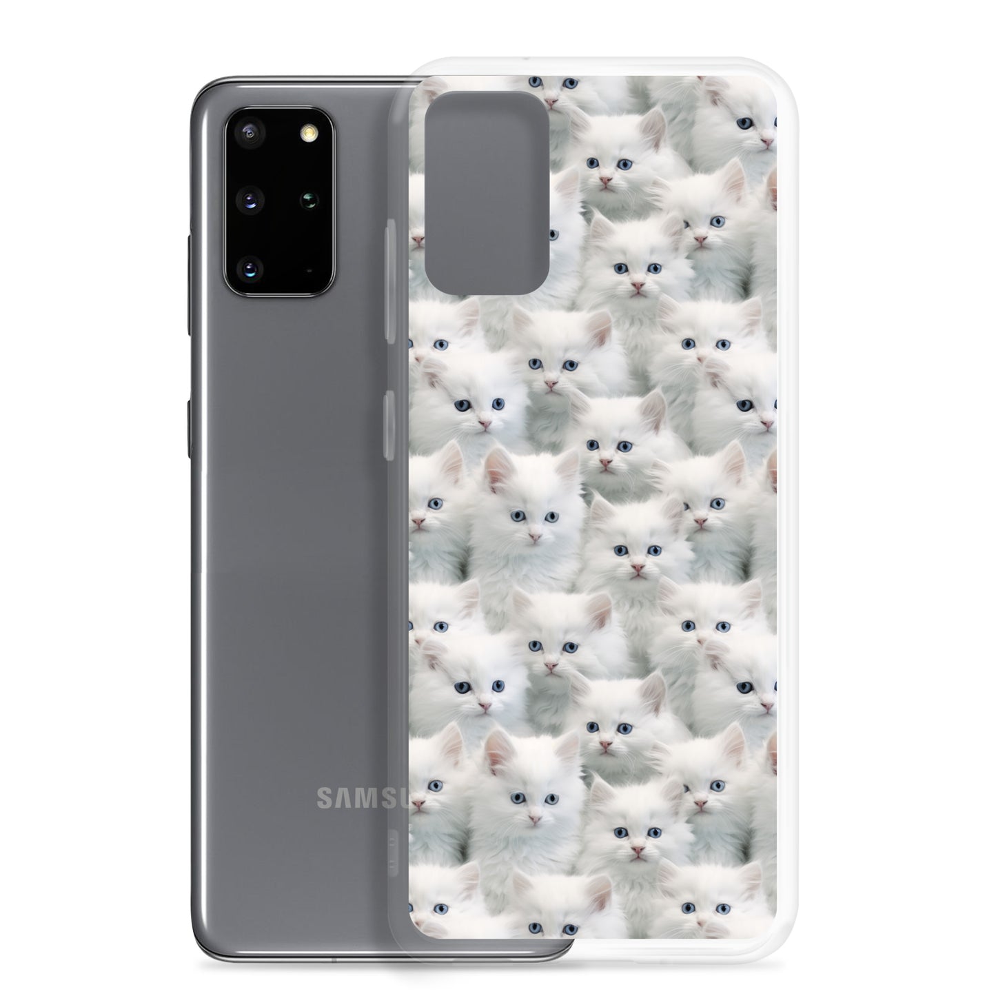 Samsung Case - Cute White Kittens
