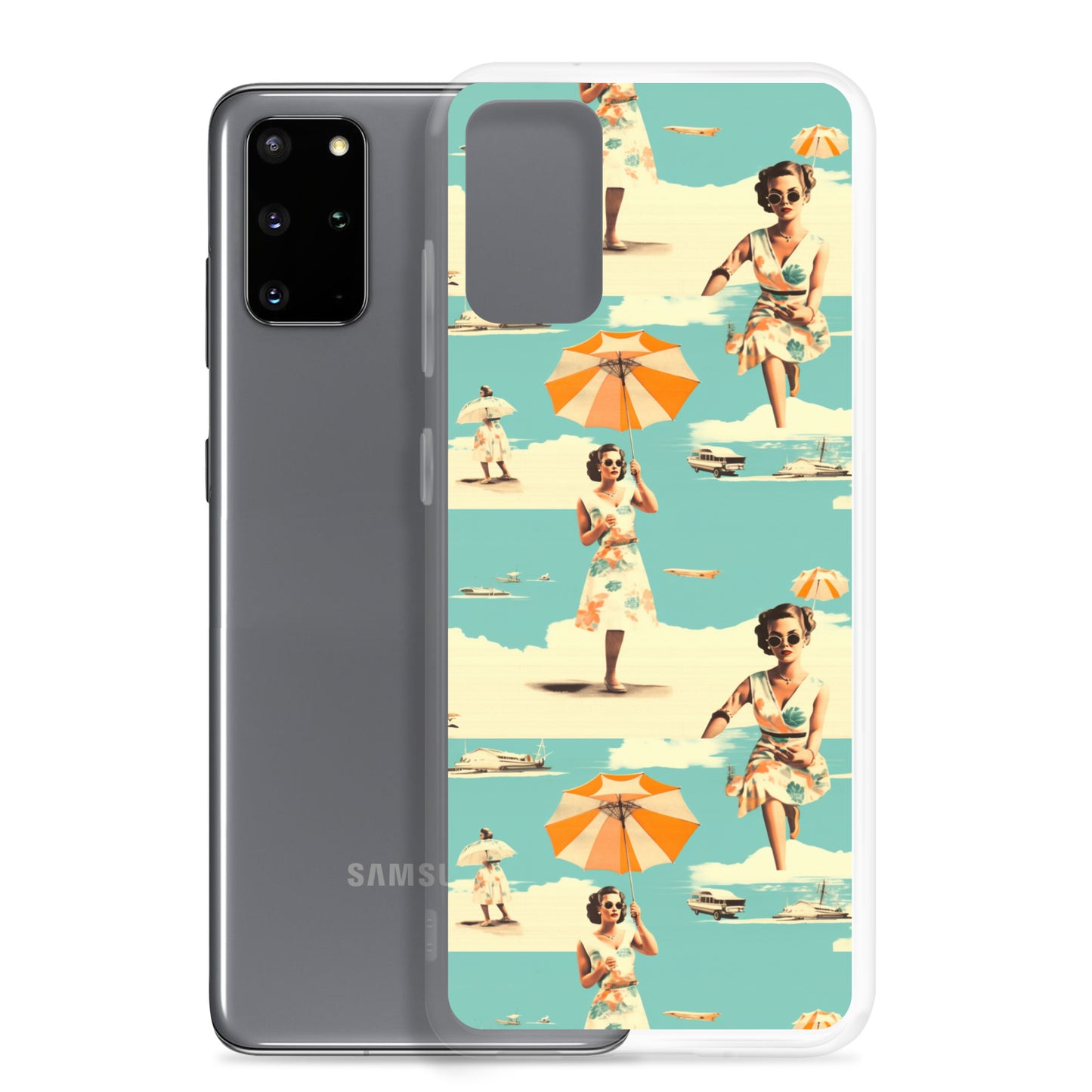 Samsung Case - Vintage Seaside Elegance