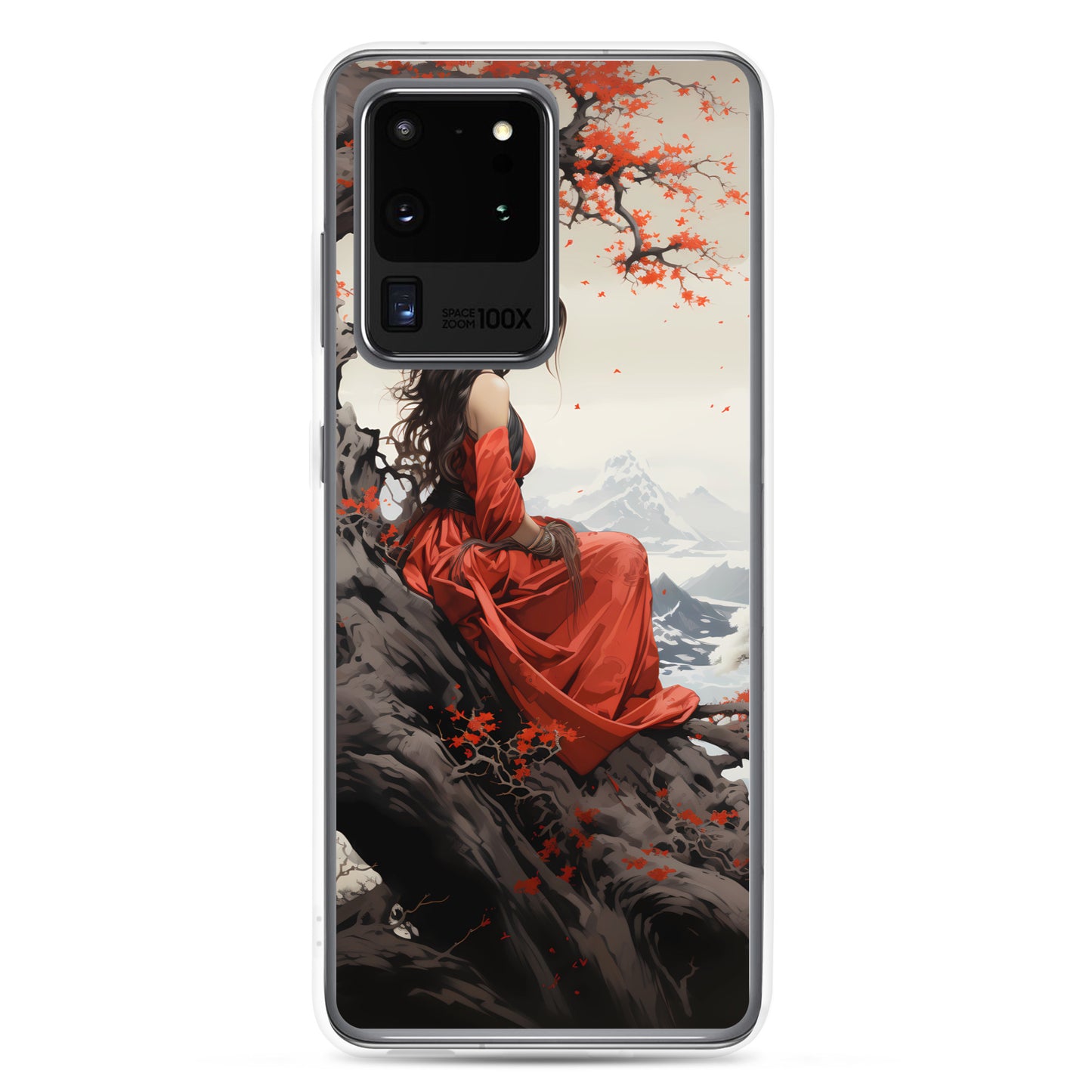 Samsung Case - Japanese Woman Under a Cherry Blossom Tree