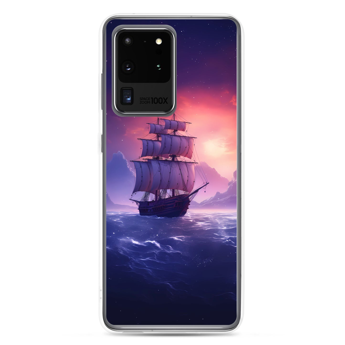 Samsung Case - Seascape Wooden Ship at Dusk