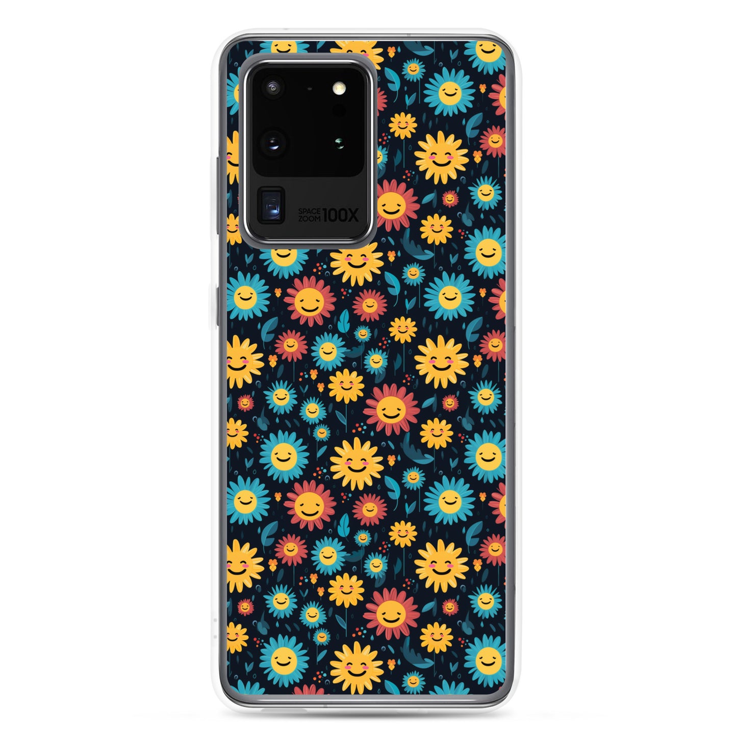 Samsung Case - Happy Smiley Flowers