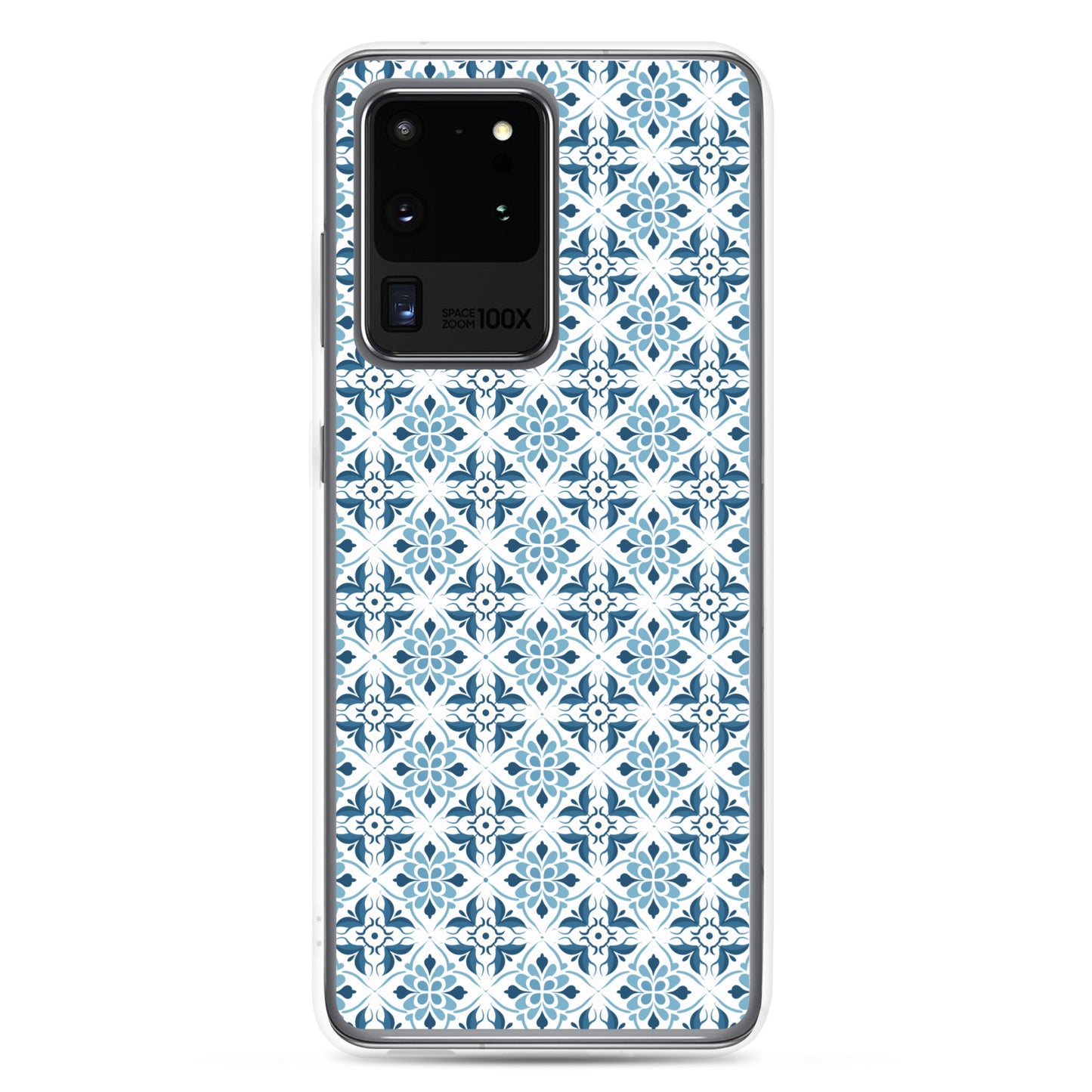 Samsung Case - Ceramic Floral Pattern in Blue