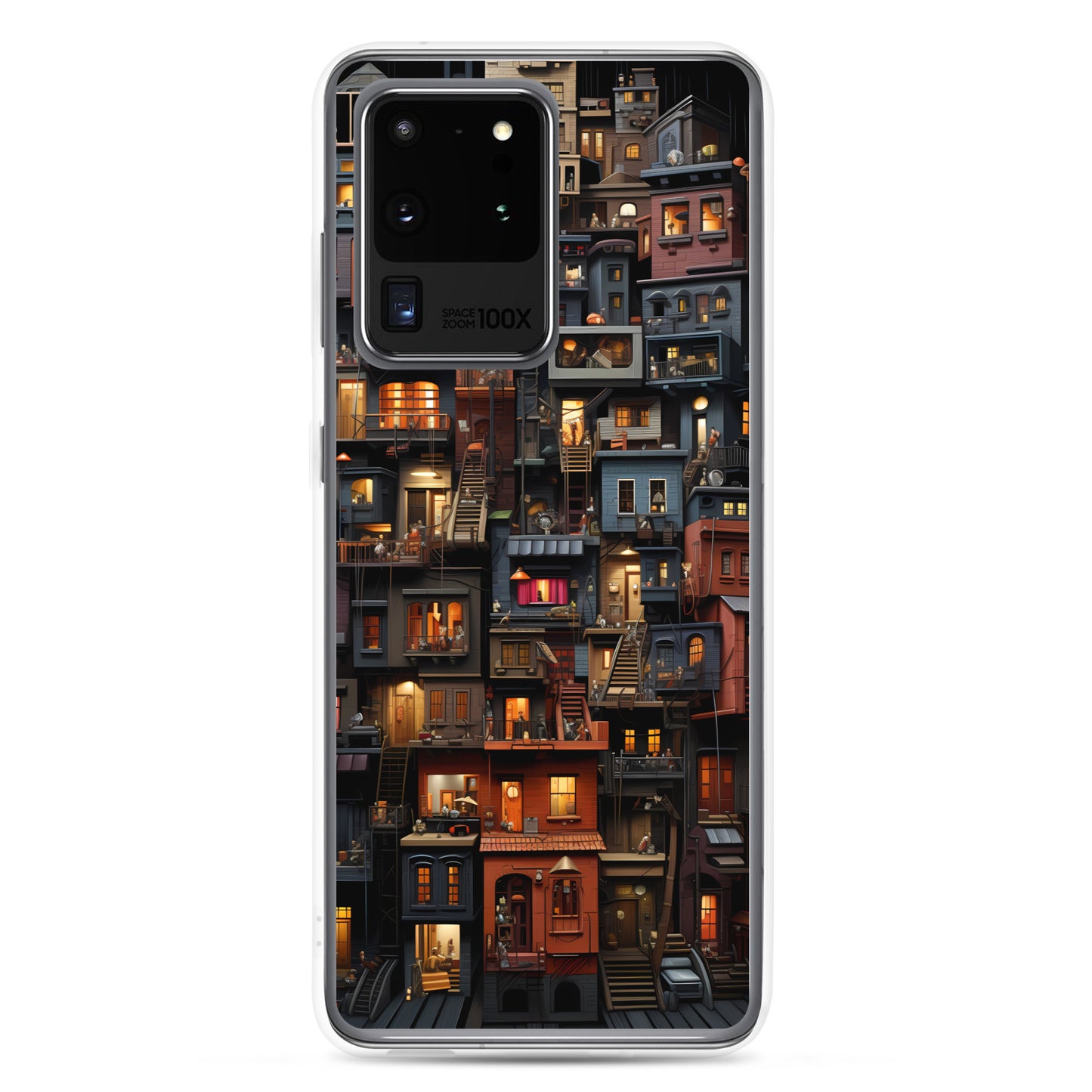 Samsung Case - Cityscape Stacked Apartments