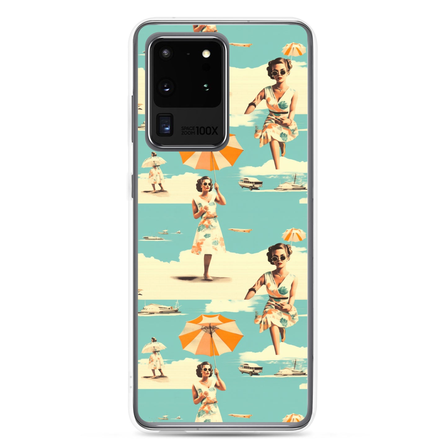Samsung Case - Vintage Seaside Elegance