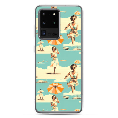 Samsung Case - Vintage Seaside Elegance