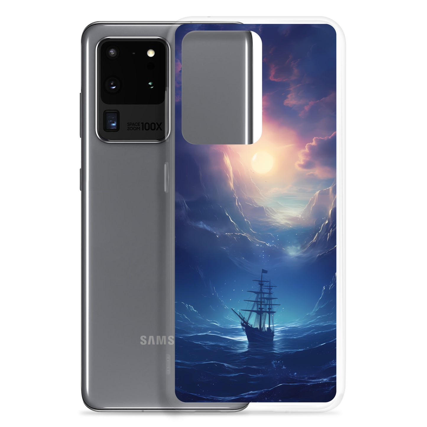 Samsung Case - Wooden Ship in Moonlight