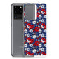 Samsung Case - Patriotic Poinsettas