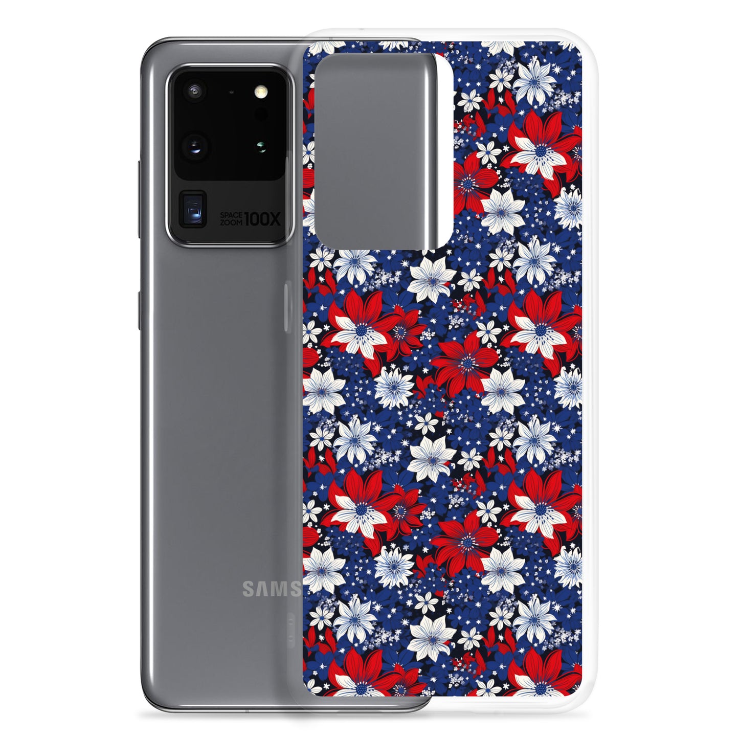 Samsung Case - Patriotic Poinsettas