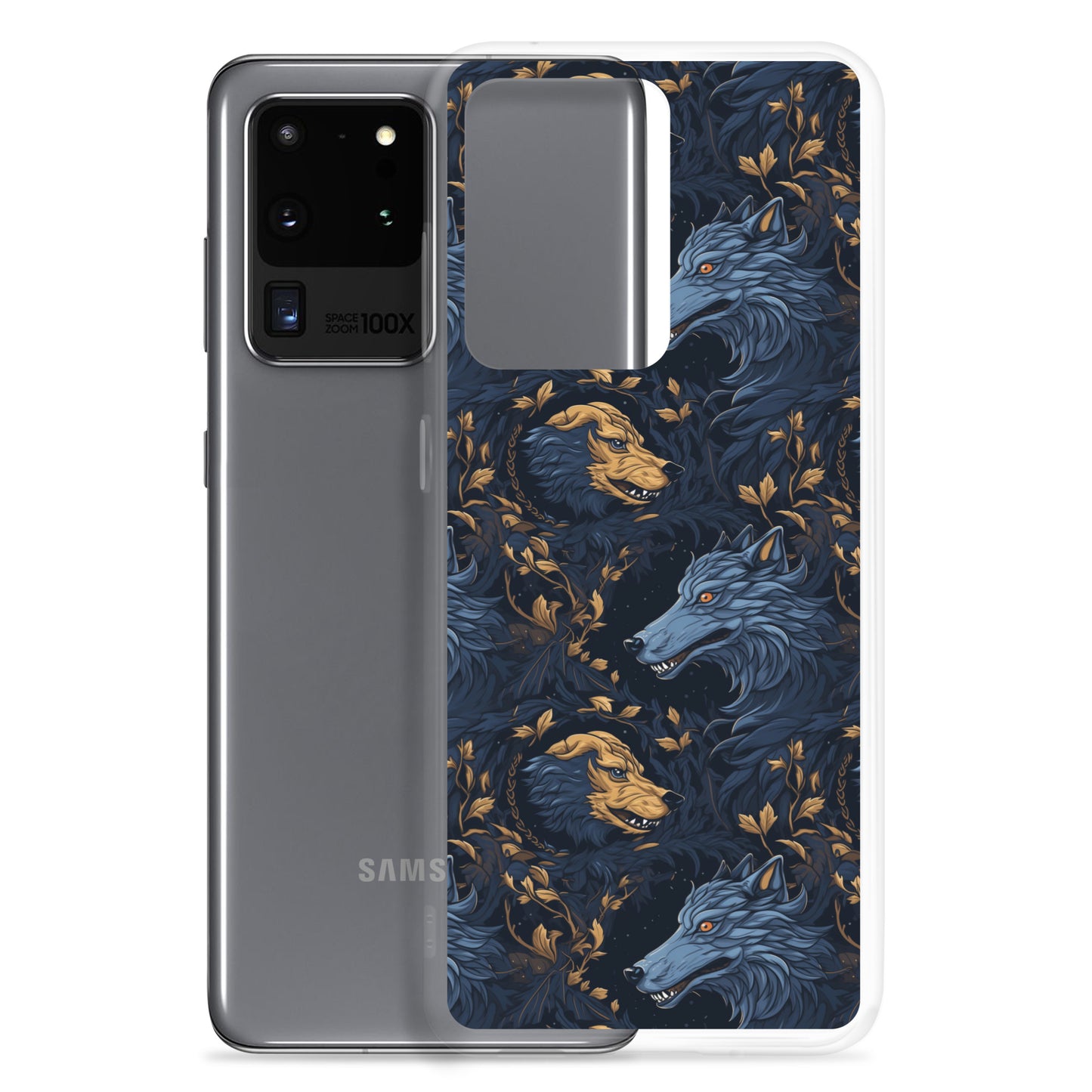 Samsung Case - Wolves Pattern