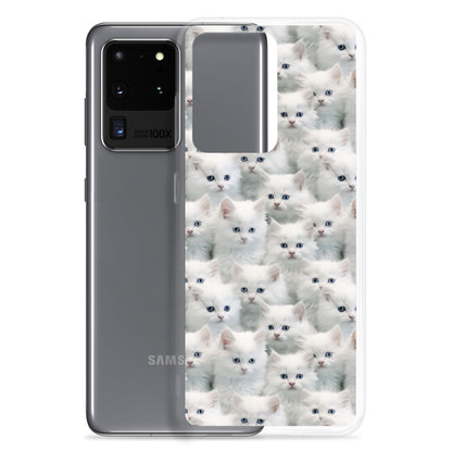 Samsung Case - Cute White Kittens