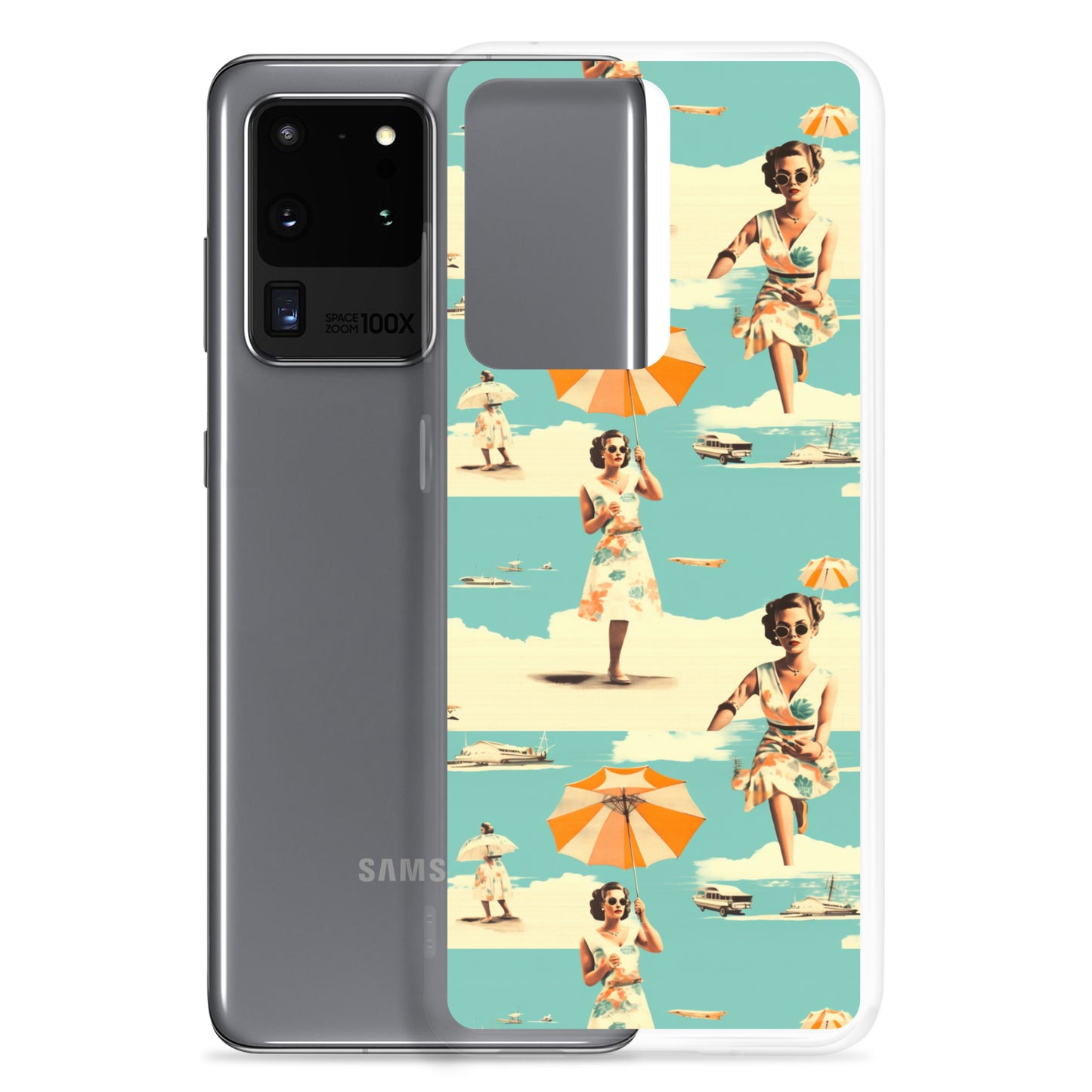 Samsung Case - Vintage Seaside Elegance