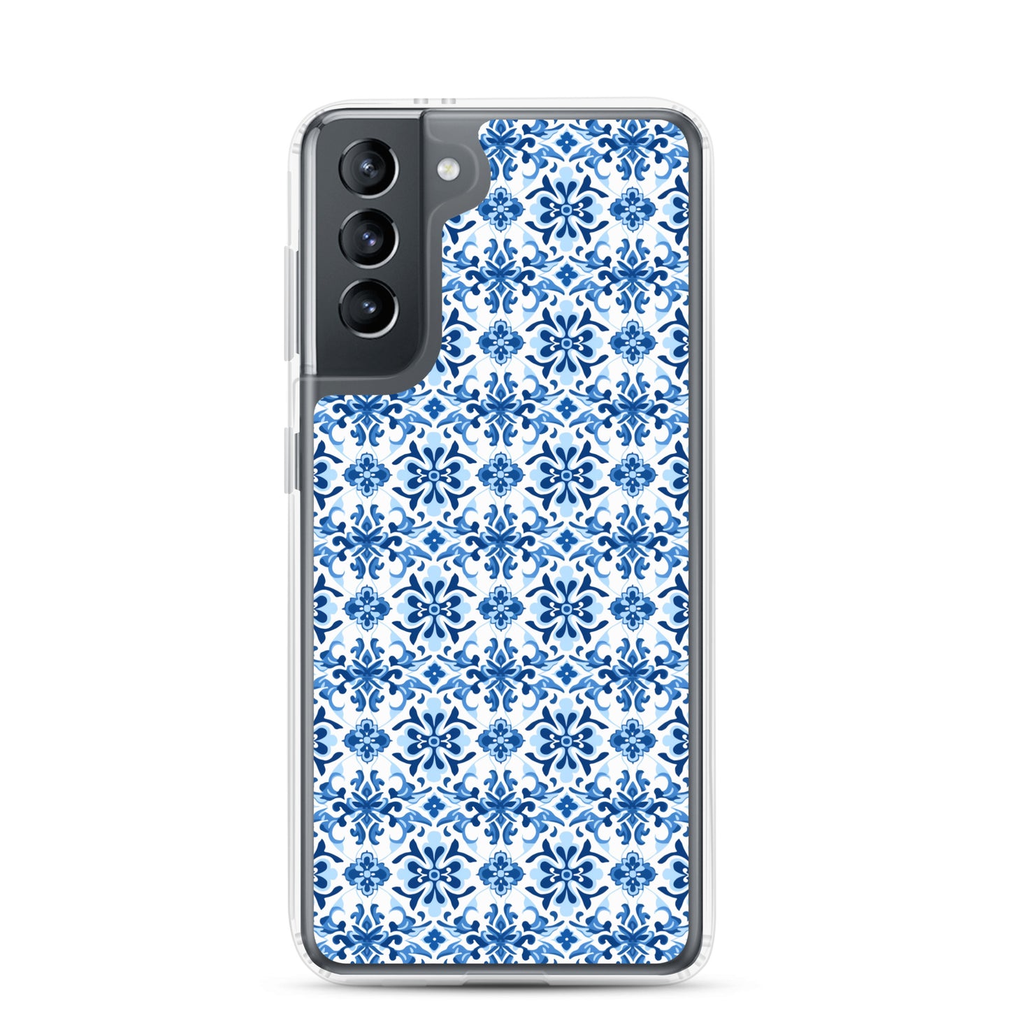 Samsung Case - Blue Ceramic Pattern
