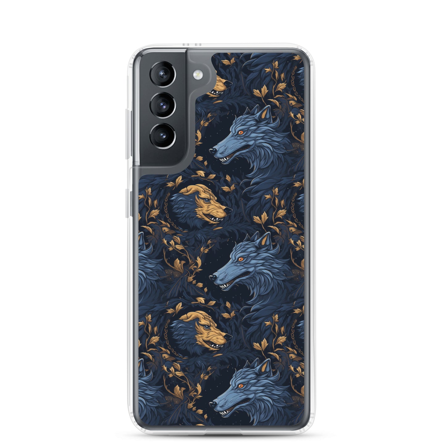 Samsung Case - Wolves Pattern