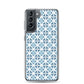 Samsung Case - Ceramic Floral Pattern in Blue