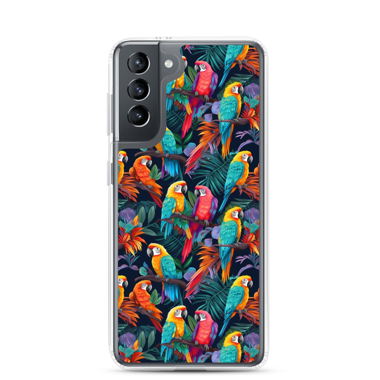Samsung Case - Colorful Parrots