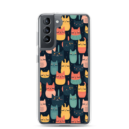 Samsung Case - Abstract Cats