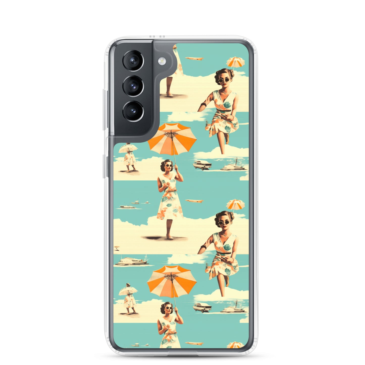 Samsung Case - Vintage Seaside Elegance