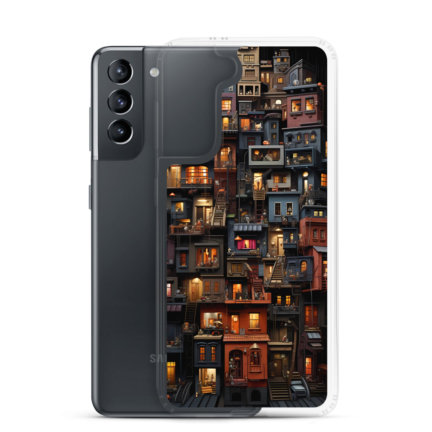Samsung Case - Cityscape Stacked Apartments