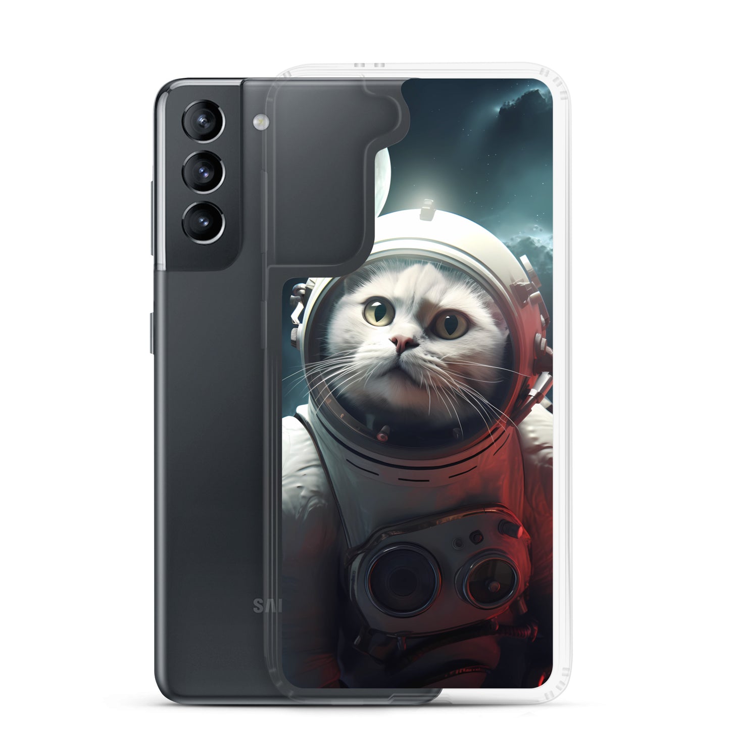 Samsung Case - Cat Astronaut
