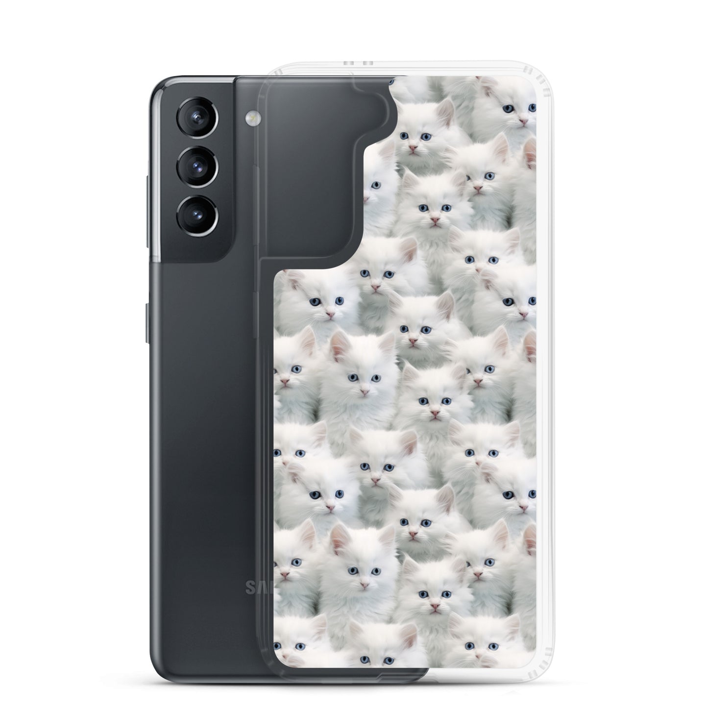 Samsung Case - Cute White Kittens
