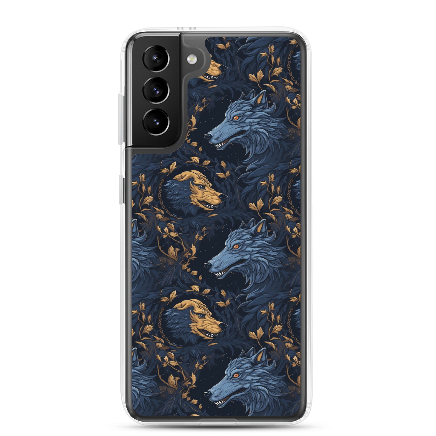 Samsung Case - Wolves Pattern