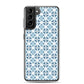 Samsung Case - Ceramic Floral Pattern in Blue