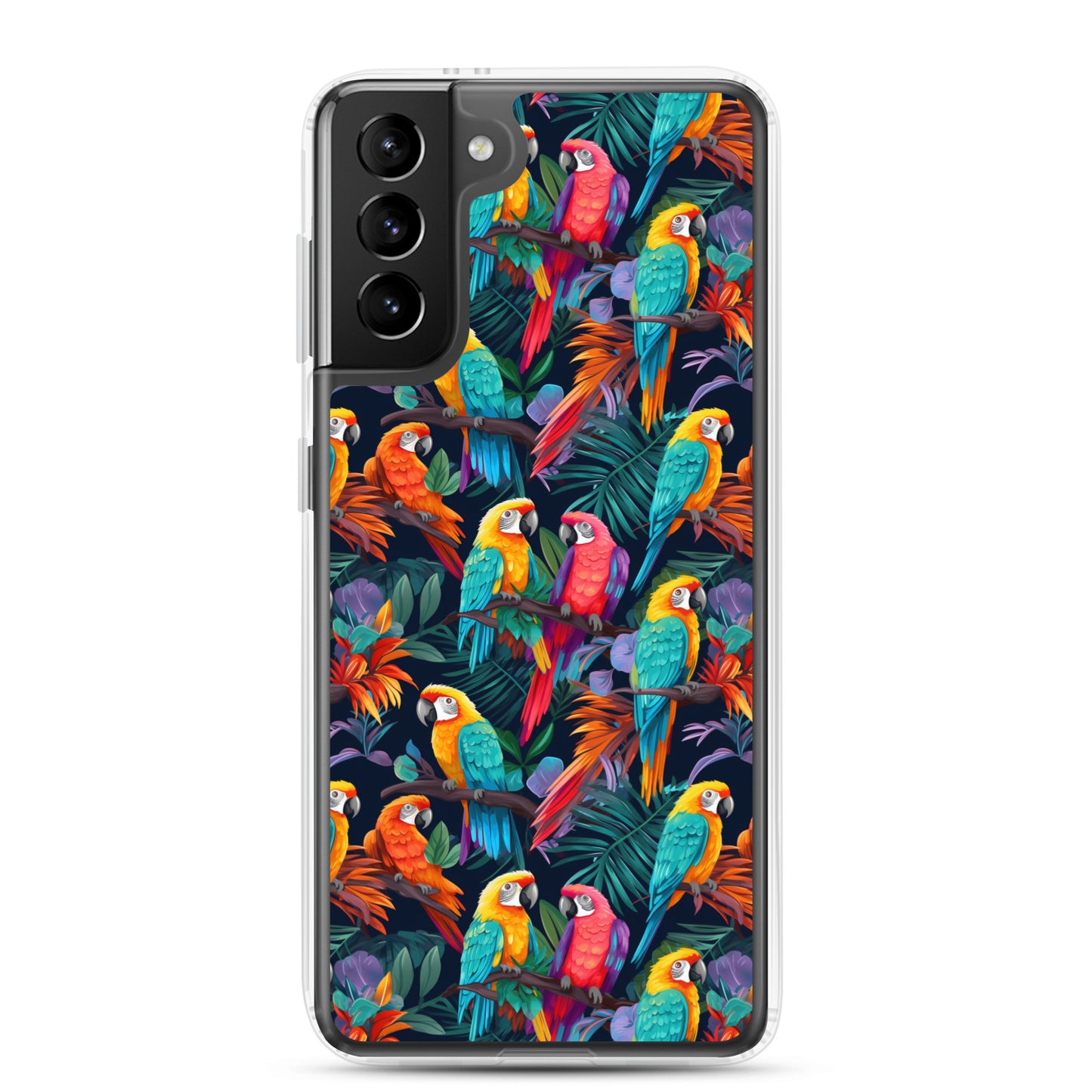 Samsung Case - Colorful Parrots