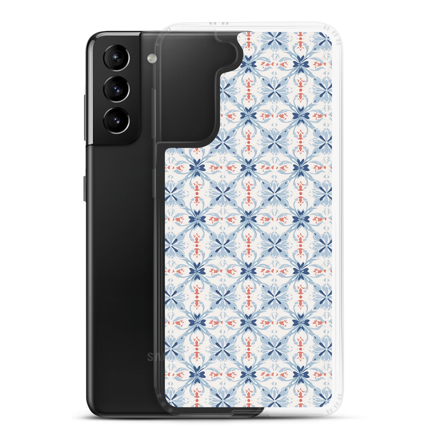 Samsung Case - Floral Ceramic Pattern