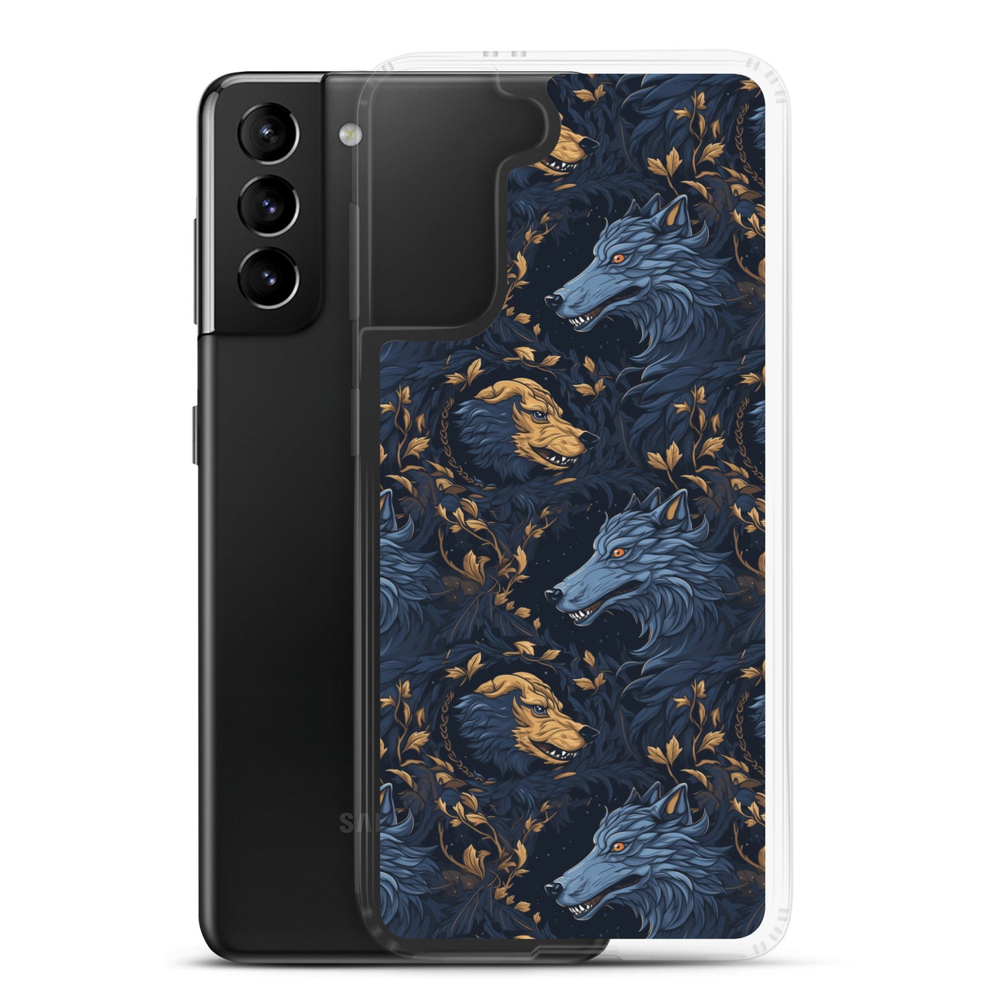Samsung Case - Wolves Pattern