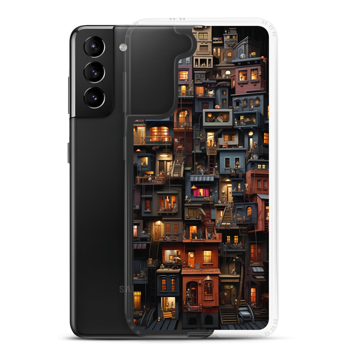Samsung Case - Cityscape Stacked Apartments