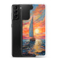 Samsung Case - Luminous Sailboat