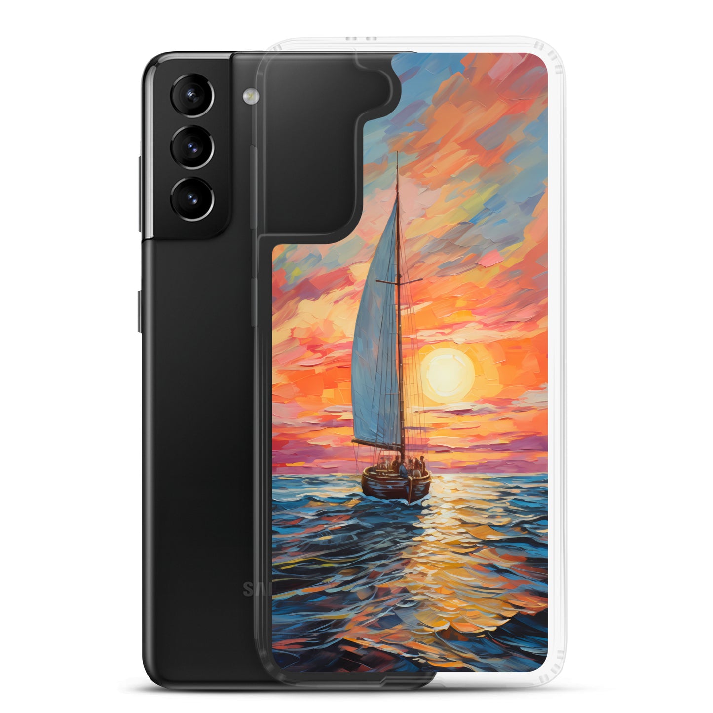 Samsung Case - Luminous Sailboat