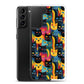 Samsung Case - Colorful Cats Pattern