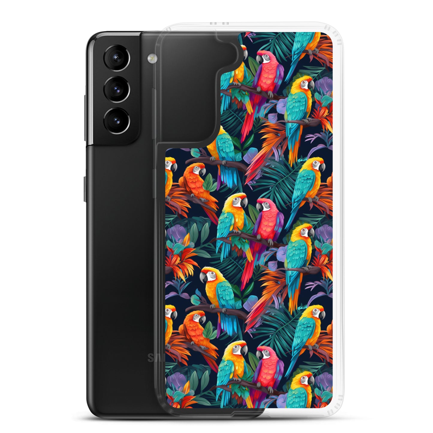 Samsung Case - Colorful Parrots