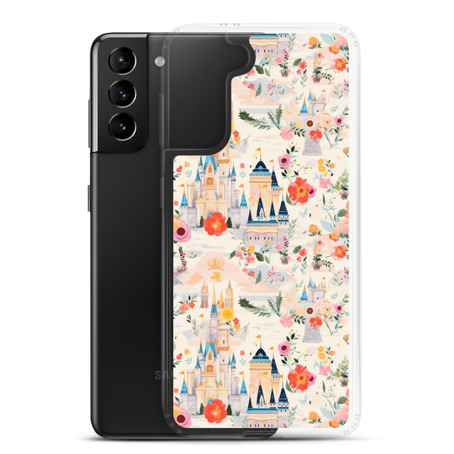 Samsung Case - Castles and Flowers