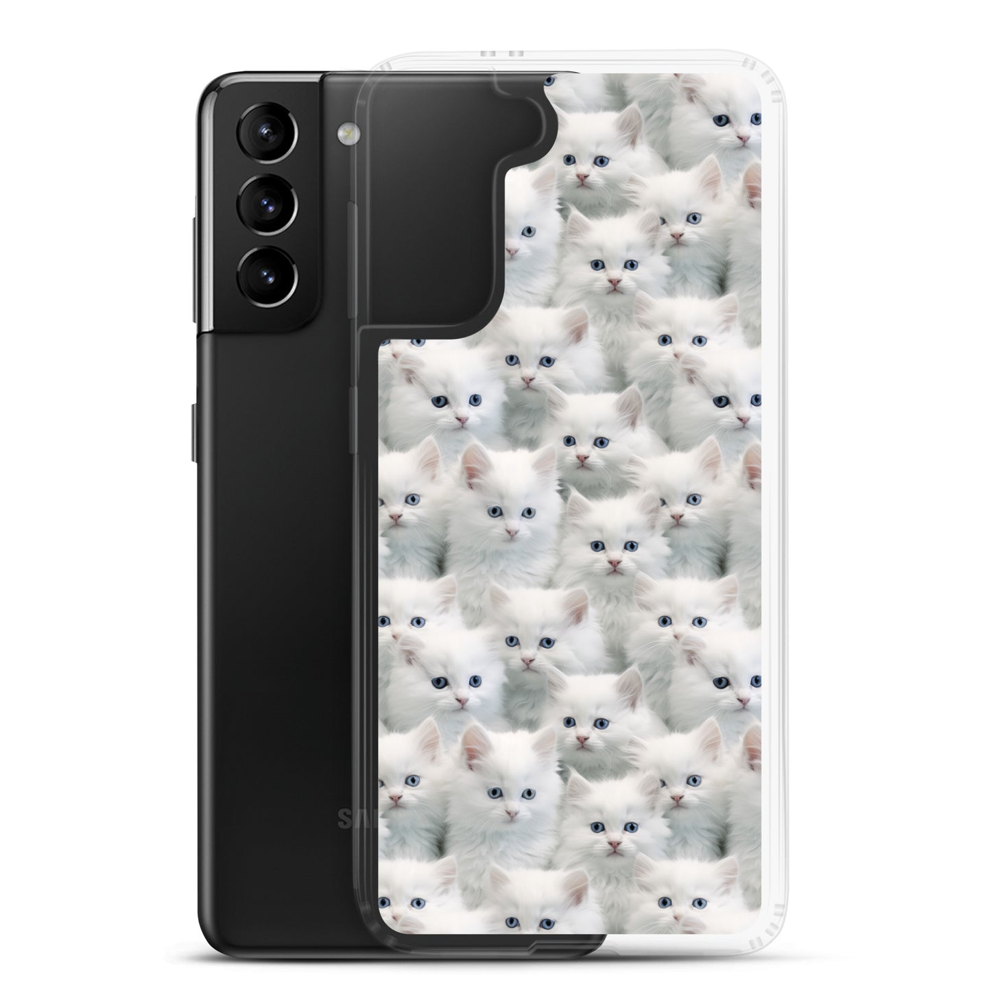 Samsung Case - Cute White Kittens
