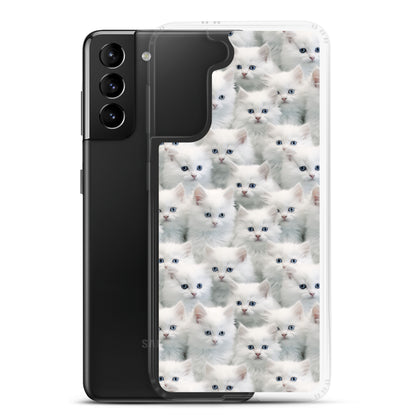 Samsung Case - Cute White Kittens