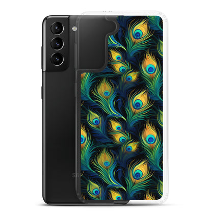 Samsung Case - Peacock Feather Pattern