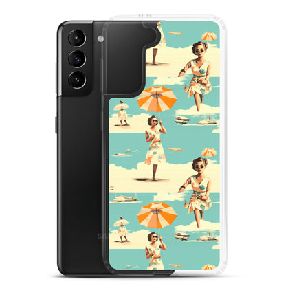 Samsung Case - Vintage Seaside Elegance