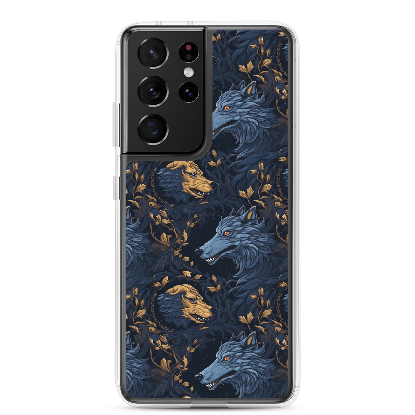 Samsung Case - Wolves Pattern
