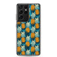 Samsung Case - Pineapple Pattern on Blue