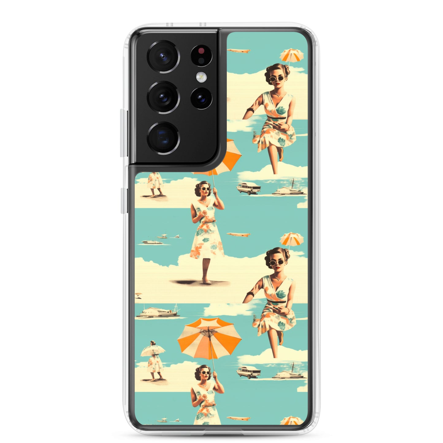 Samsung Case - Vintage Seaside Elegance