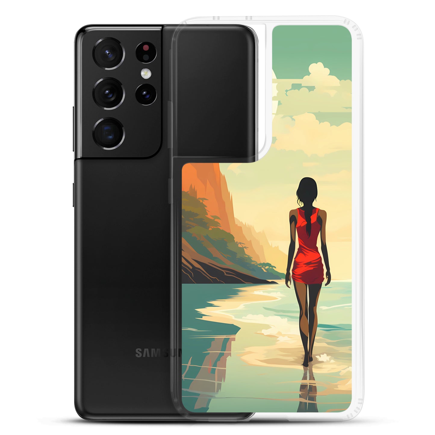 Samsung Case - Minimalist Beach Beauty