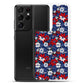 Samsung Case - Patriotic Poinsettas