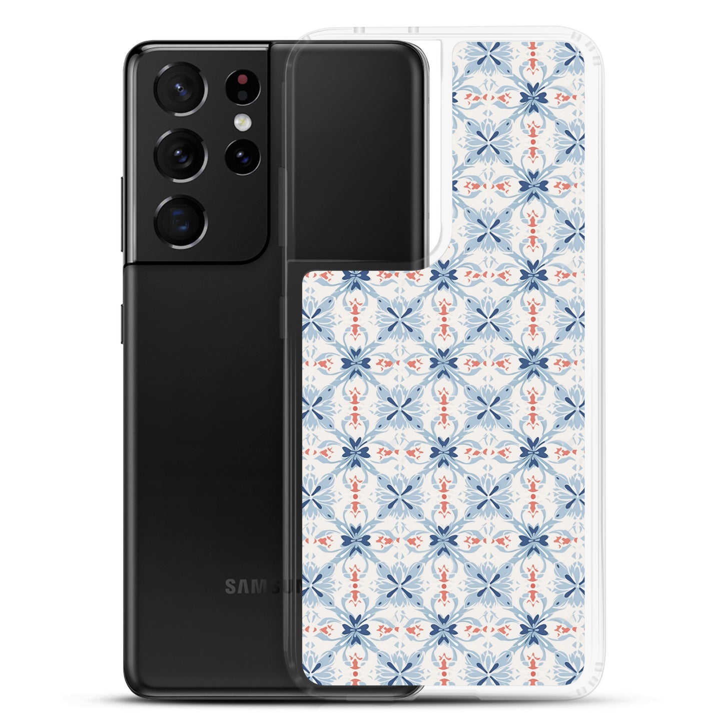 Samsung Case - Floral Ceramic Pattern