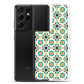 Samsung Case - Teal Ceramic Pattern