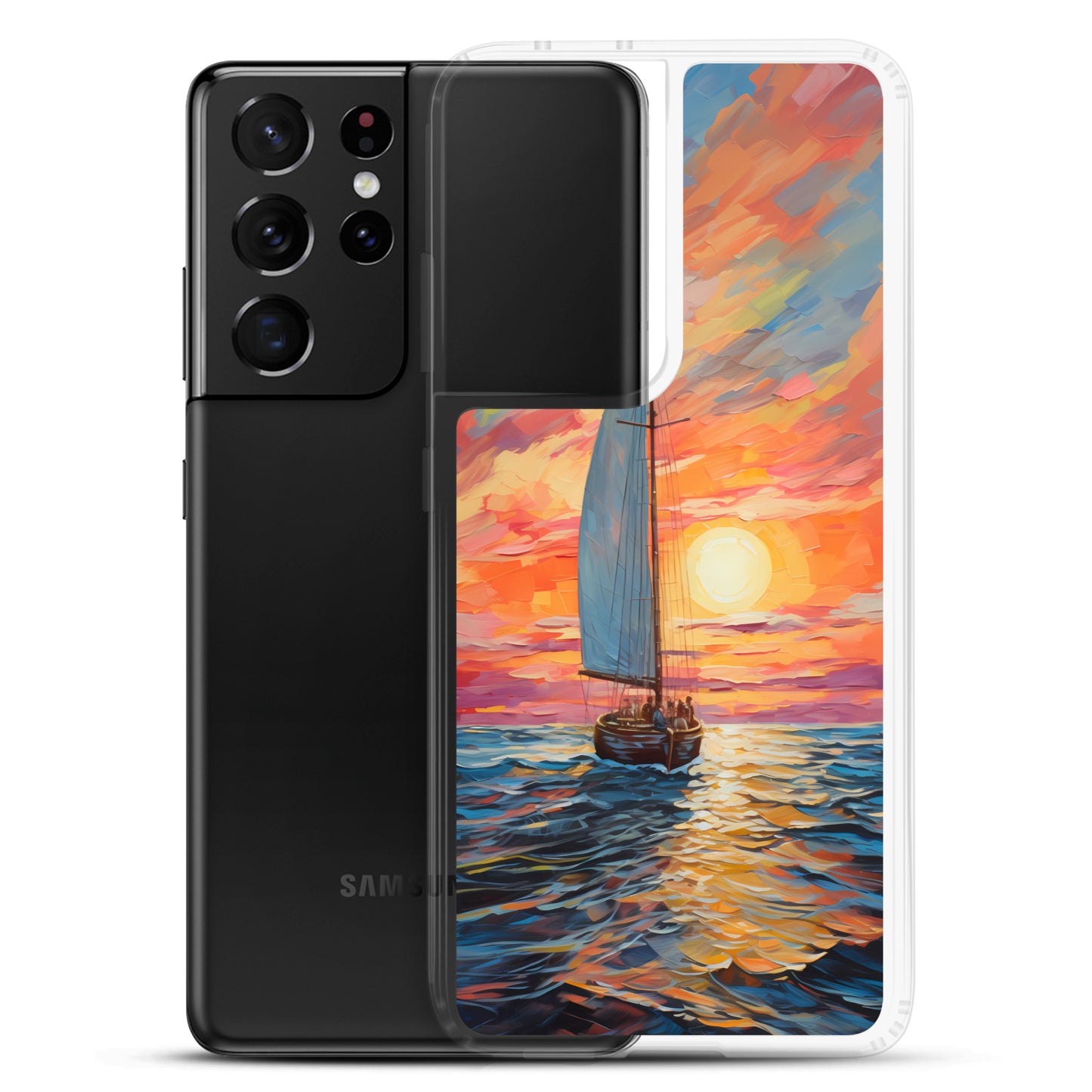 Samsung Case - Luminous Sailboat