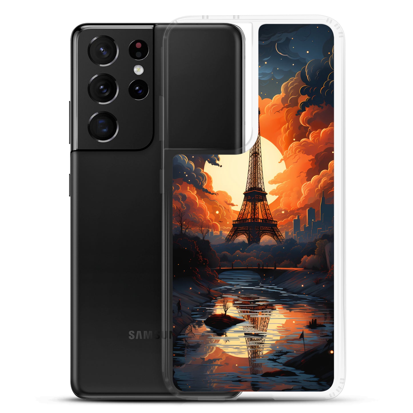 Samsung Case - Eiffel Tower at Dusk